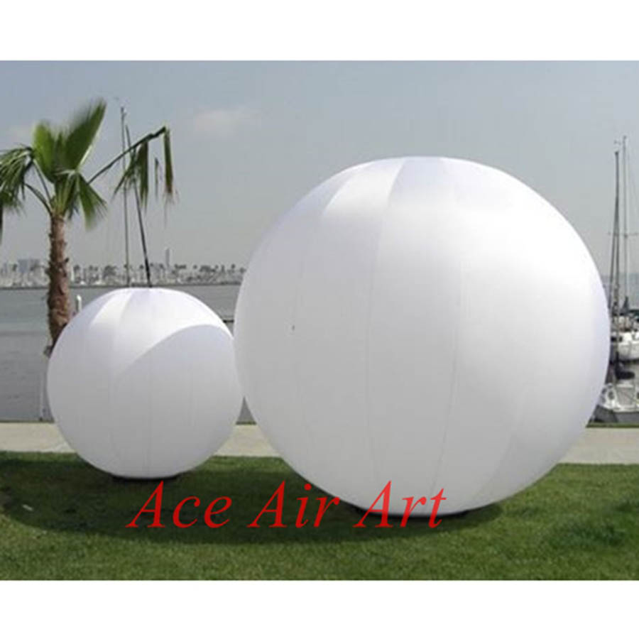 Party Event Supplier - Bola Bulat Putih Tiup, Pellet untuk