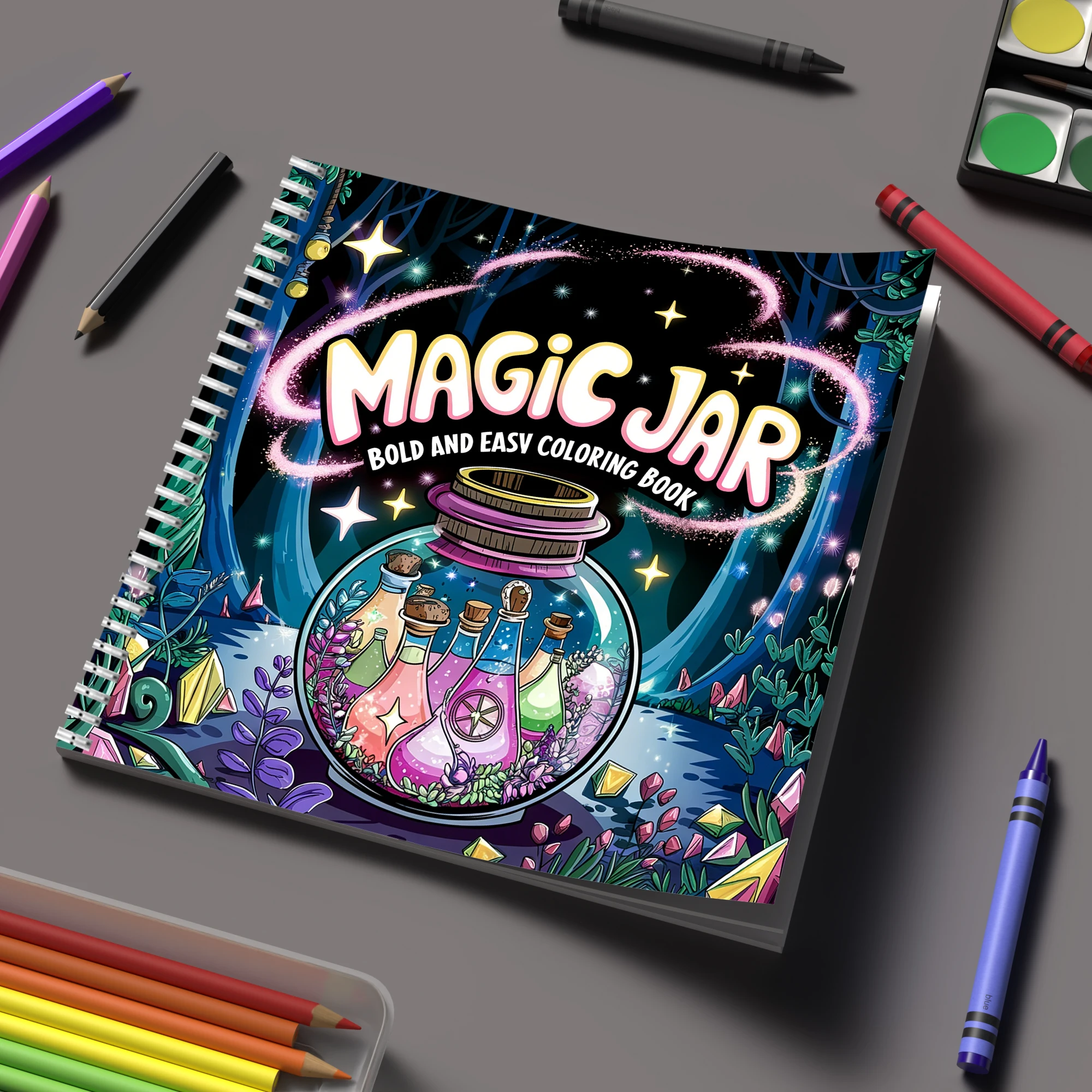 Event Supplies - Buku Mewarnai Magic Jar untuk Buku