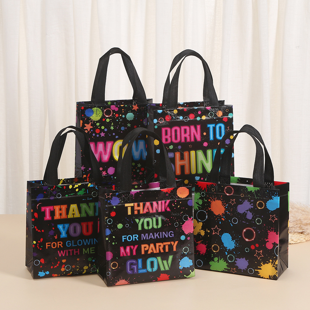 Party Event Supply Store - Tas Pembungkus Kado Kain Non-woven Fluoresensi