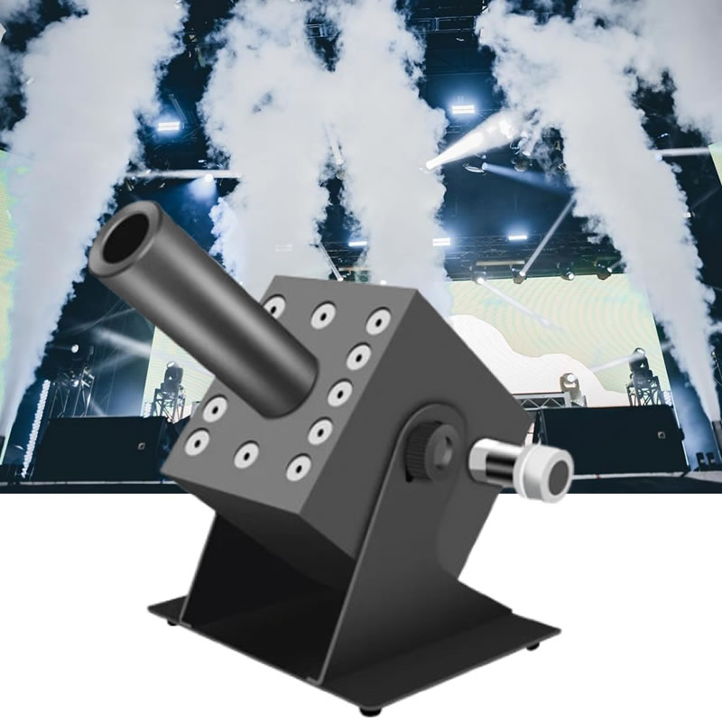 Confetti Cannon Tube - Mesin Kabut CO2 LED RGB 3in1