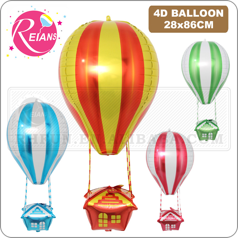 Party Event Supplier - 34 Inci 4D Balon Udara Panas