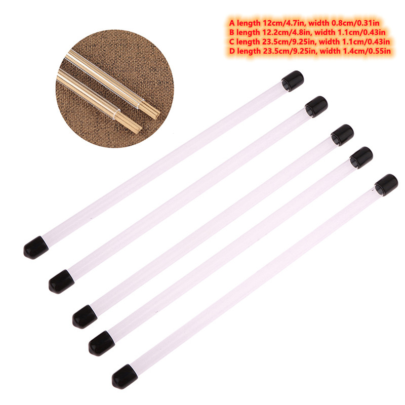 Centerpiece Stick - Paket dupa akrilik transparan, 5 buah