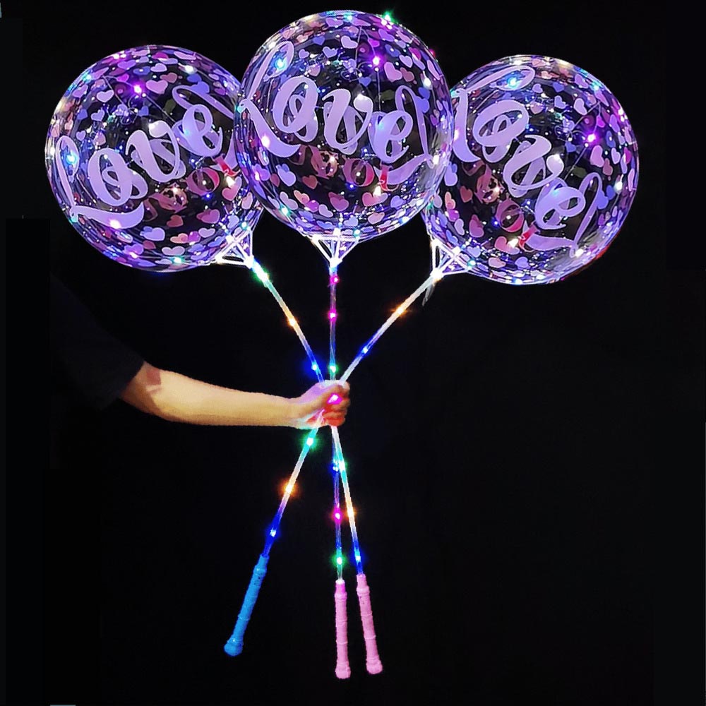 Led Balloon Light - Balon huruf LED, 5/10/20/30 buah 20