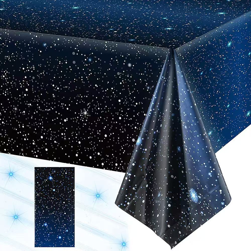 Taplak Meja Tema Langit Berbin - Table Cloth Disposable ulasan dan harga