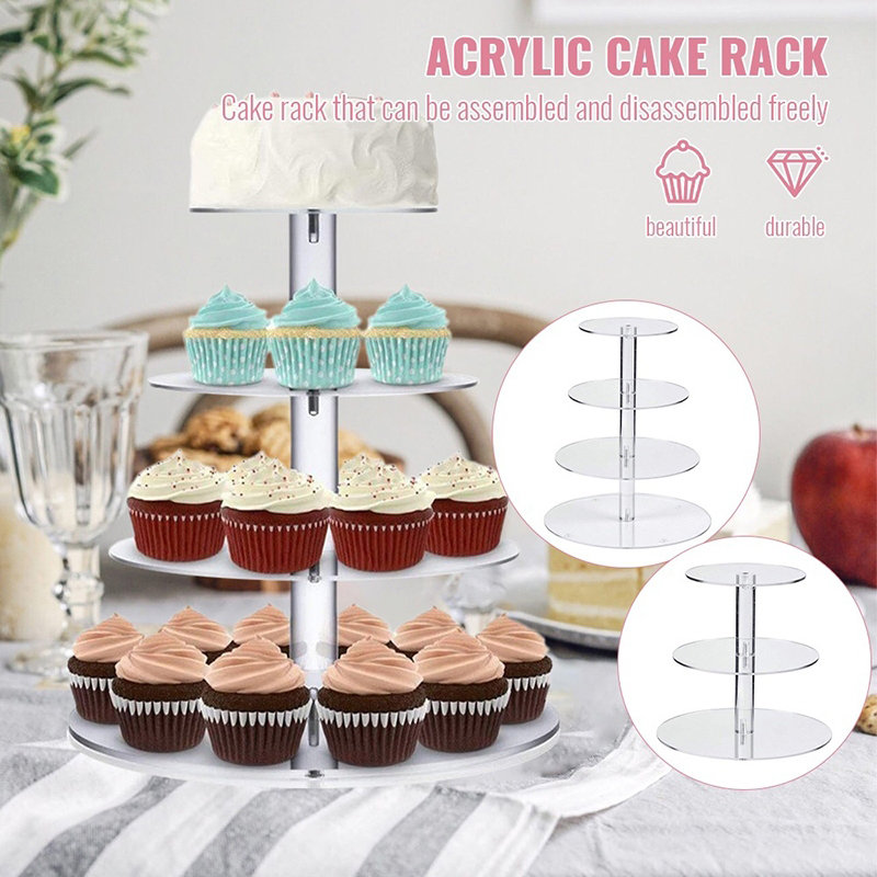 1 Buah Stand Cupcake Akrilik B - Cupcake Stand Tier ulasan dan harga