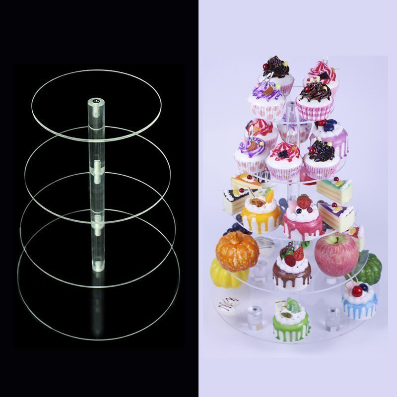 1 Buah Stand Cupcake Akrilik B - Cupcake Stand Tier ulasan dan harga