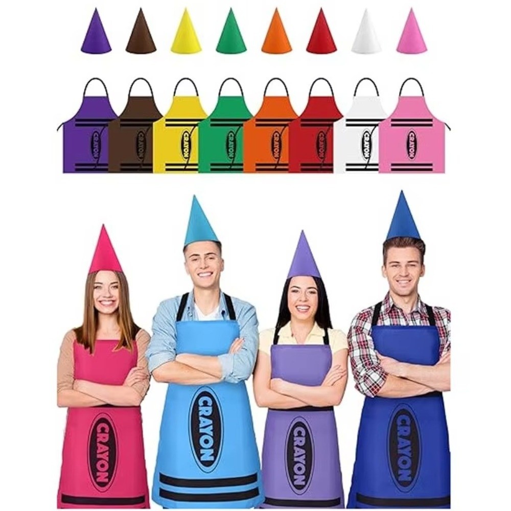 Set Gnome Bertema Krayon Warna - Party Hat Cone ulasan dan harga
