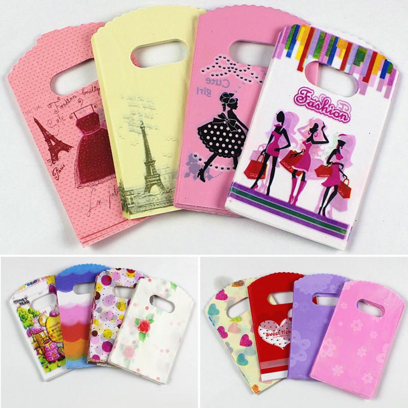 Cetak warna-warni plastik tas  - Event Party Shop ulasan dan harga