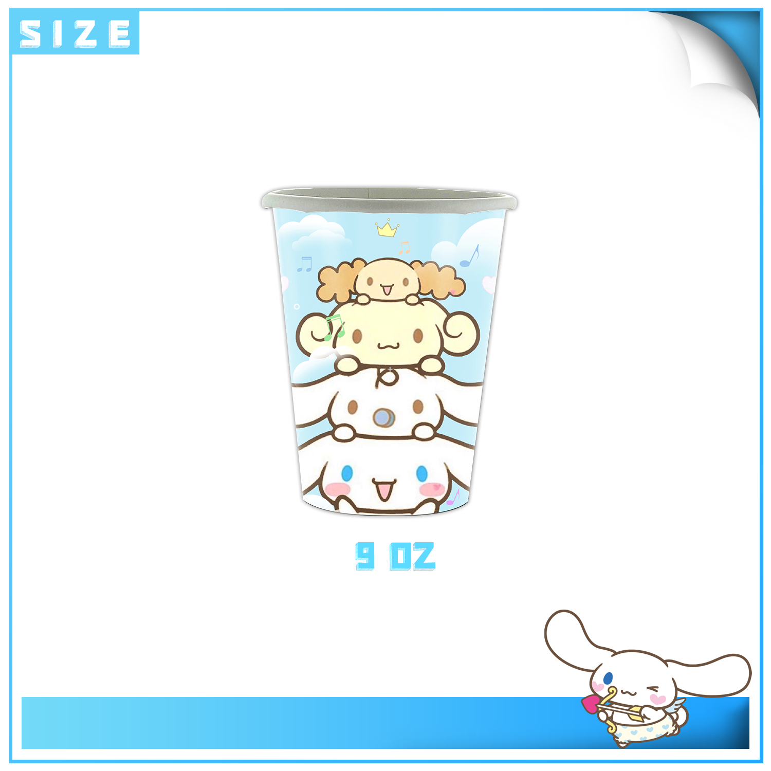 Kartun Cinnamoroll Dekorasi Pe - Table Cloth Disposable ulasan dan harga