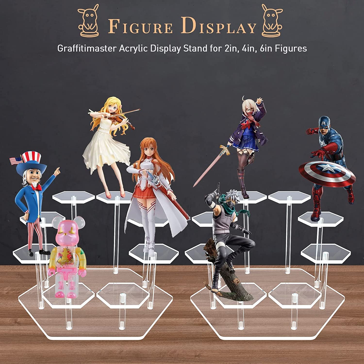 8/9 Tingkat Tampilan Akrilik B - Cupcake Stand Tier ulasan dan harga