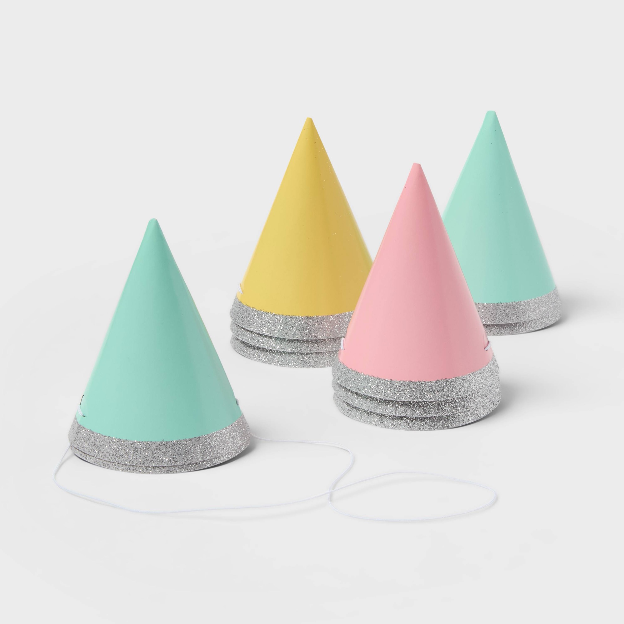 10 buah Topi Pesta Mini Glitte - Party Hat Cone ulasan dan harga