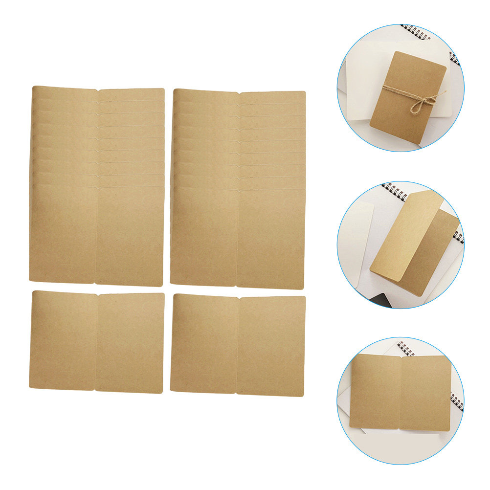 20Pcs Kartu Kosong Rustic Kert - Papercraft Supply Invitation ulasan dan harga