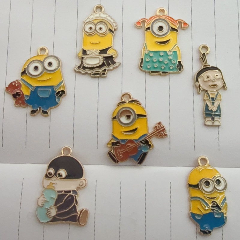 10 buah liontin kartun minyak  - Event Party ulasan dan harga
