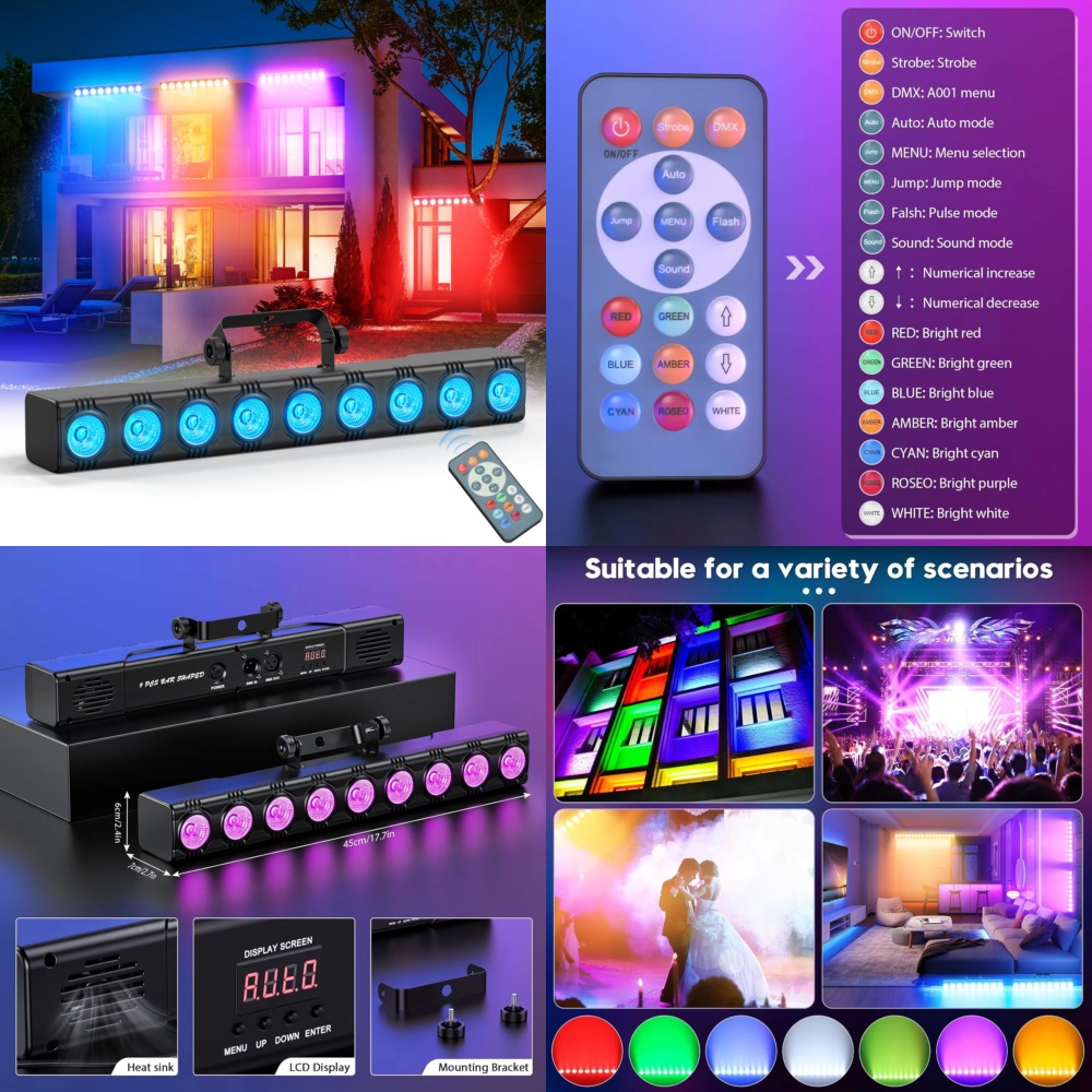 Lampu Sorot Dinding RGB 36W un - Event Party Dj ulasan dan harga