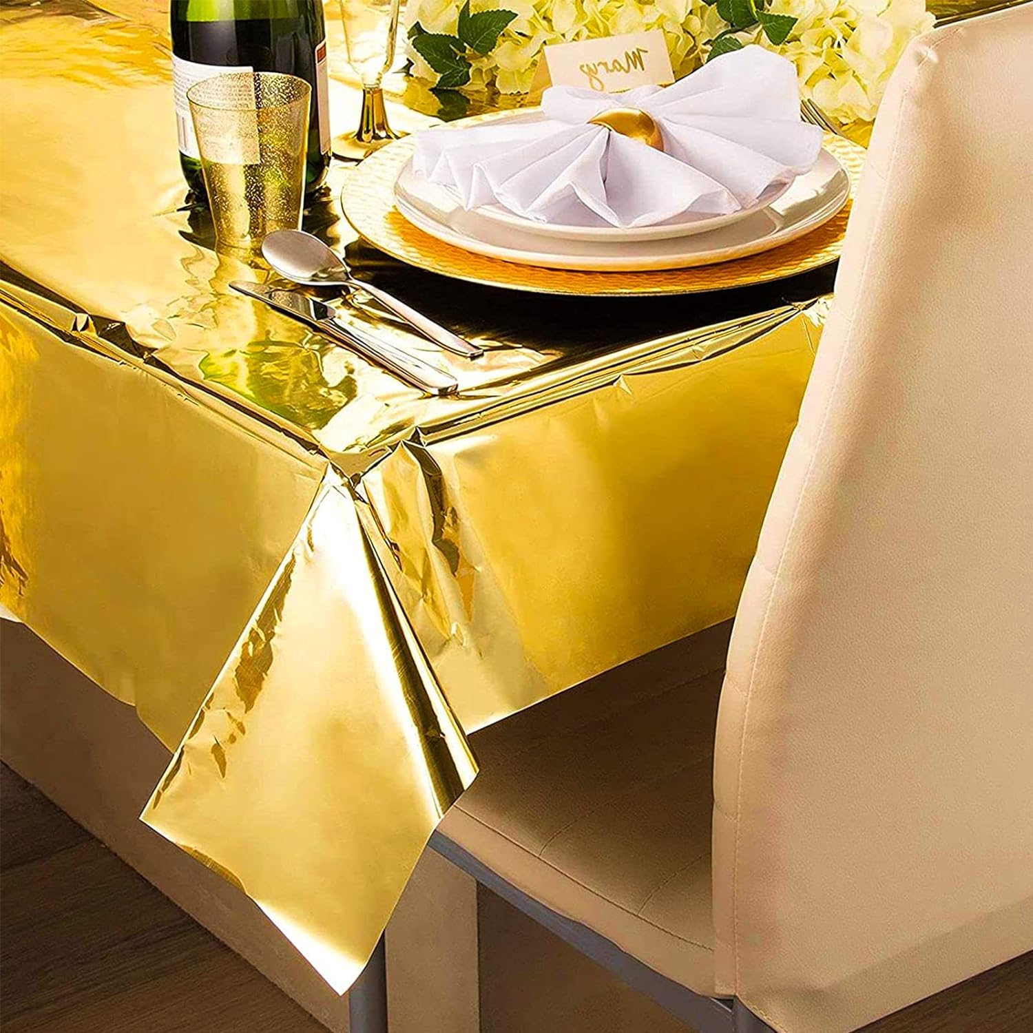 Taplak meja sekali pakai perak - Table Cloth Disposable ulasan dan harga