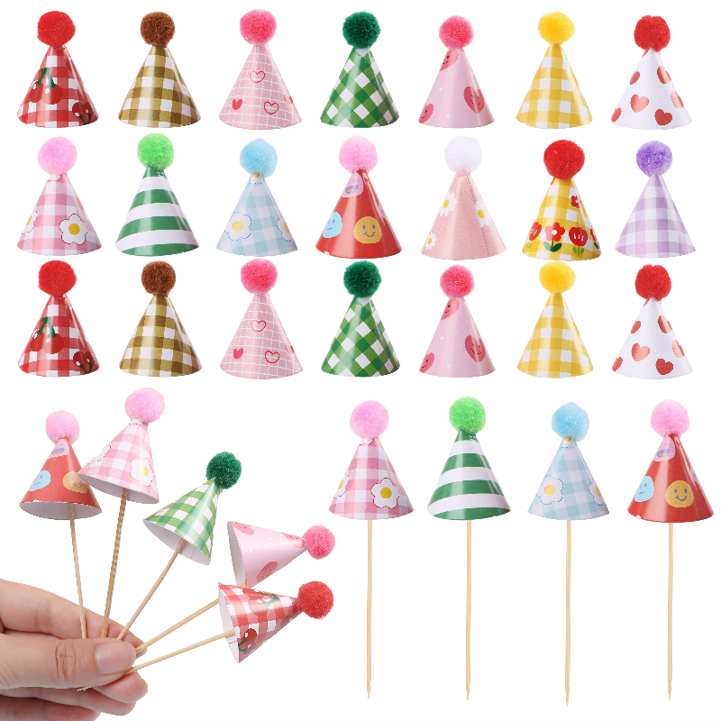 15/30 Buah Topi Pesta Mini Hia - Party Hat Cone ulasan dan harga