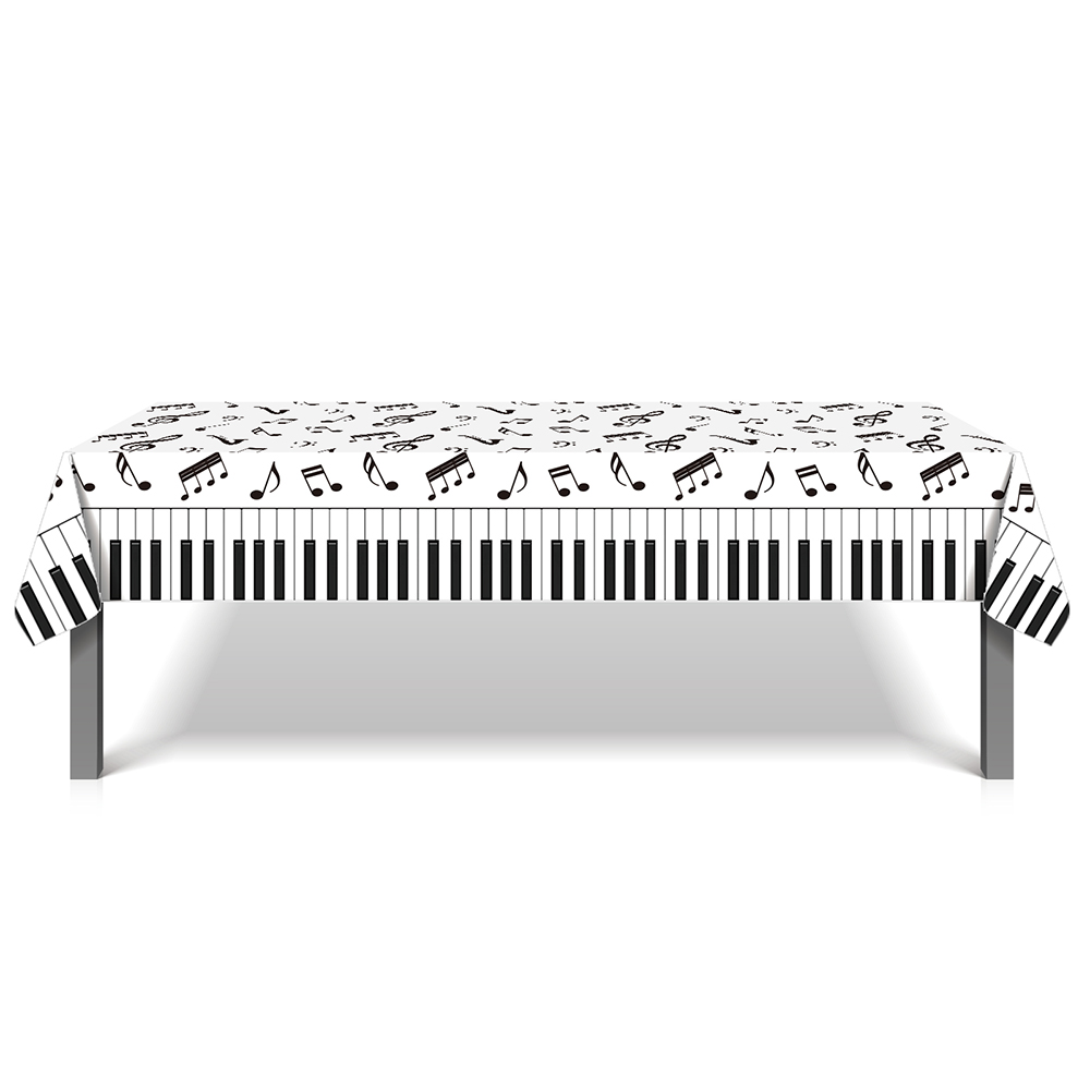 1 Buah Taplak Meja Not Musik M - Table Cloth Disposable ulasan dan harga