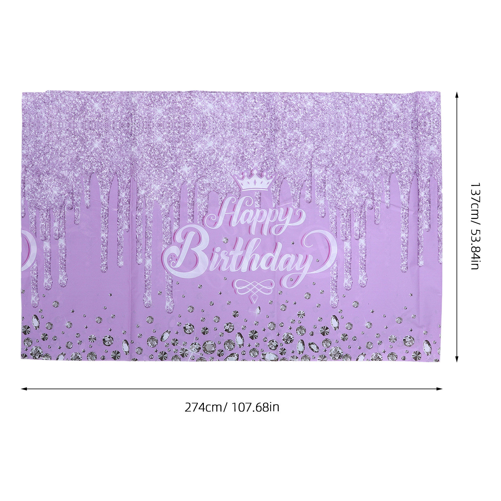 2pc Taplak Meja Plastik Sekali - Glitter Tablecloth ulasan dan harga