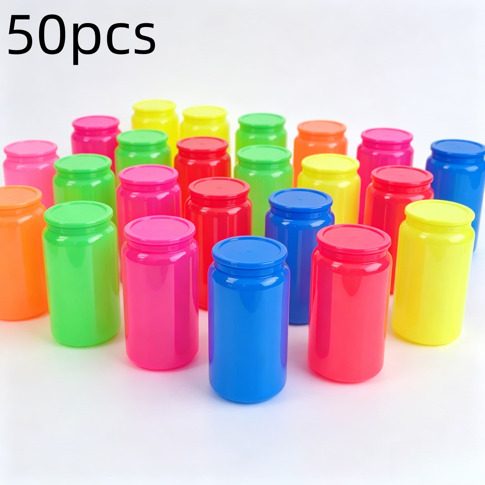 50pcs Gudang AS 16oz Gelas Pla - Plastic Cup 50Pcs ulasan dan harga