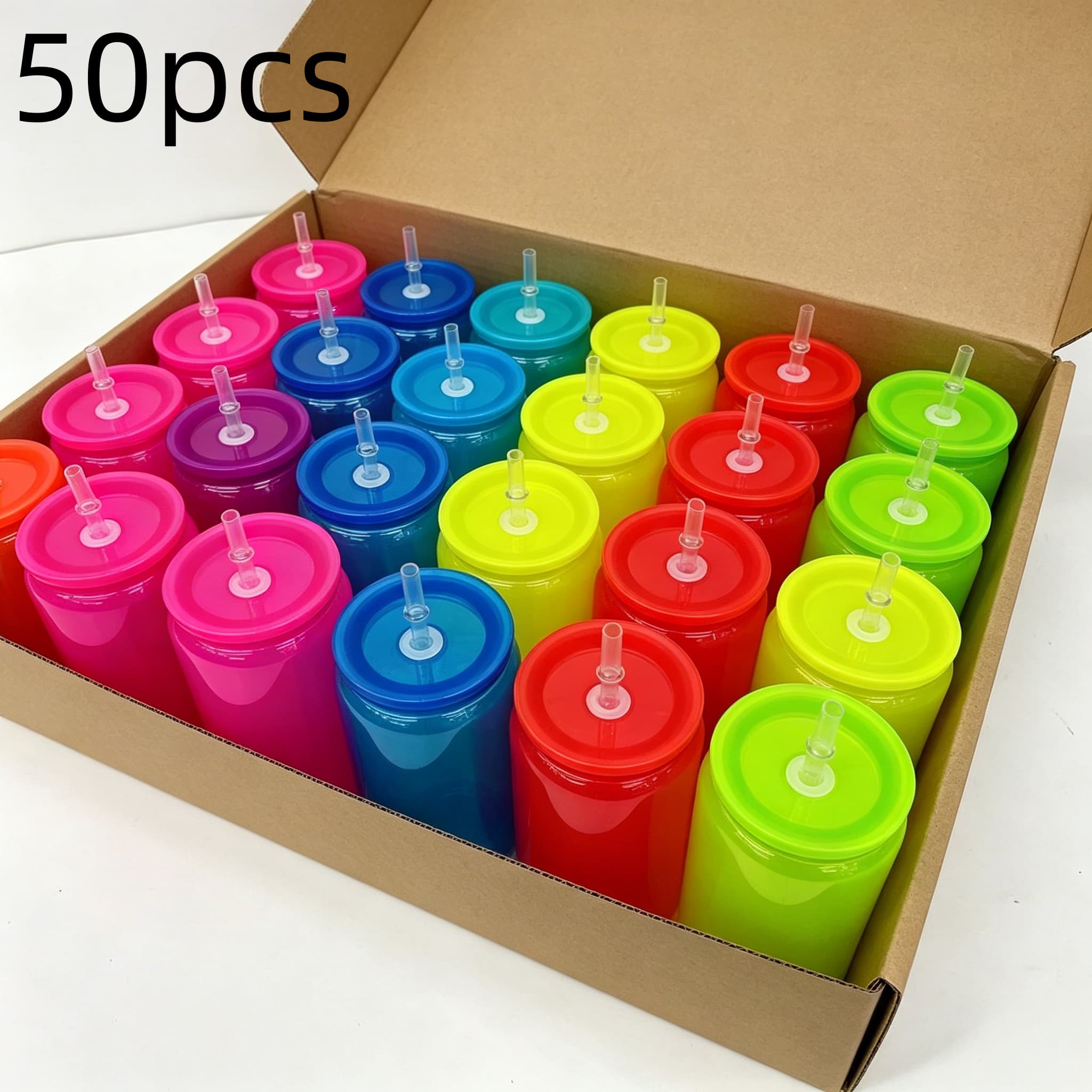 50pcs Gudang AS 16oz Gelas Pla - Plastic Cup 50Pcs ulasan dan harga