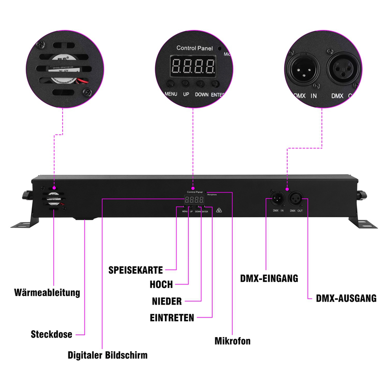 Lampu cuci UV Remote control l - Event Party Dj ulasan dan harga