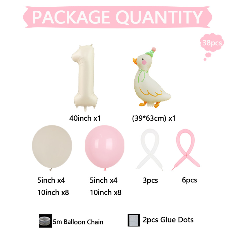 Set Balon Bebek Lucu Warna Kre - Balloon Arch Kit ulasan dan harga
