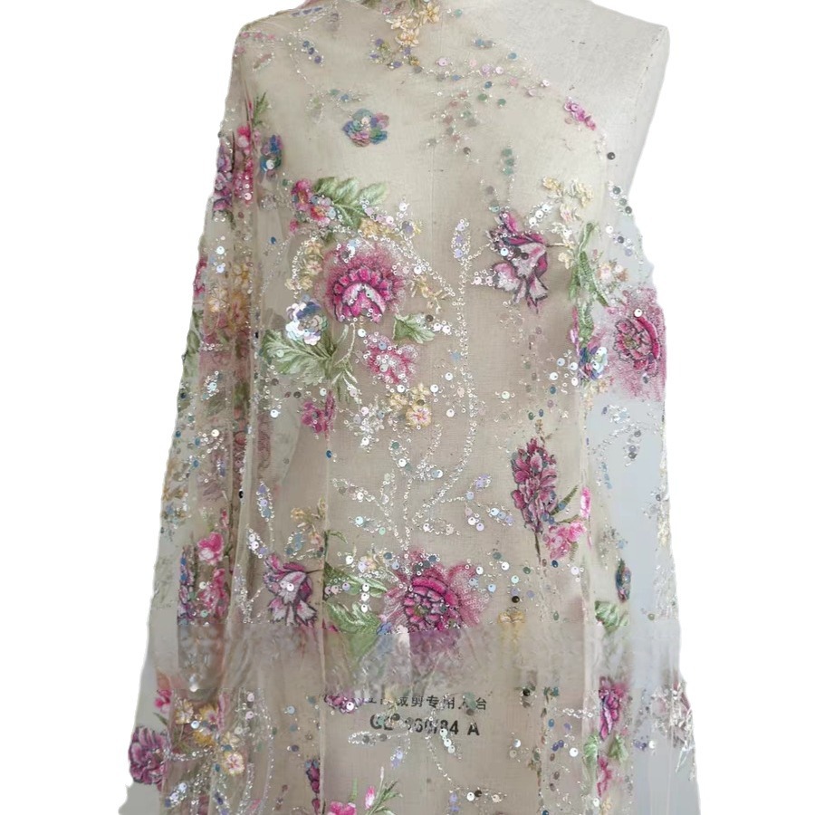 Kain Renda Manik-manik Mewah L - Glitter Tablecloth ulasan dan harga