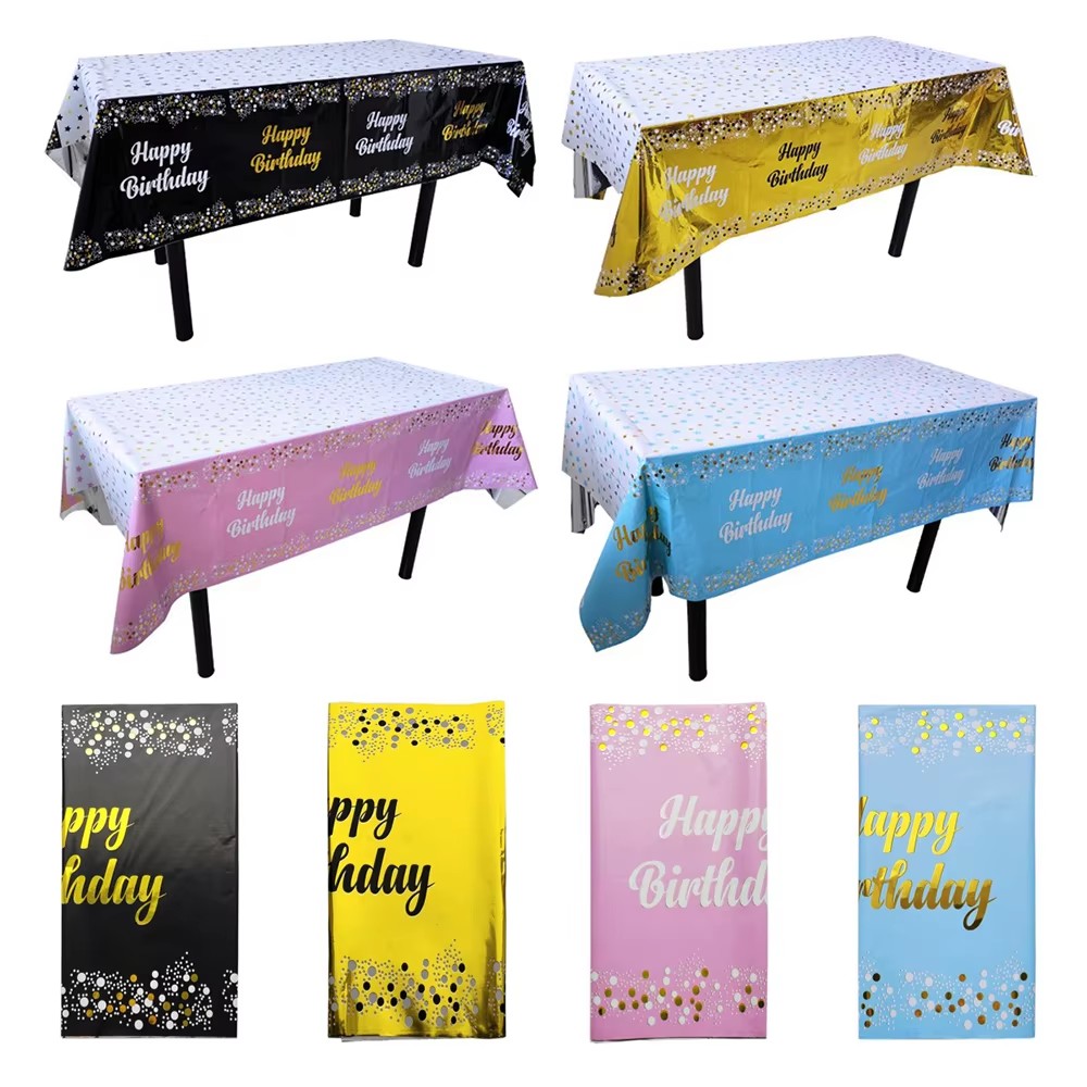Taplak Meja Sekali Pakai Motif - Table Cloth Disposable ulasan dan harga