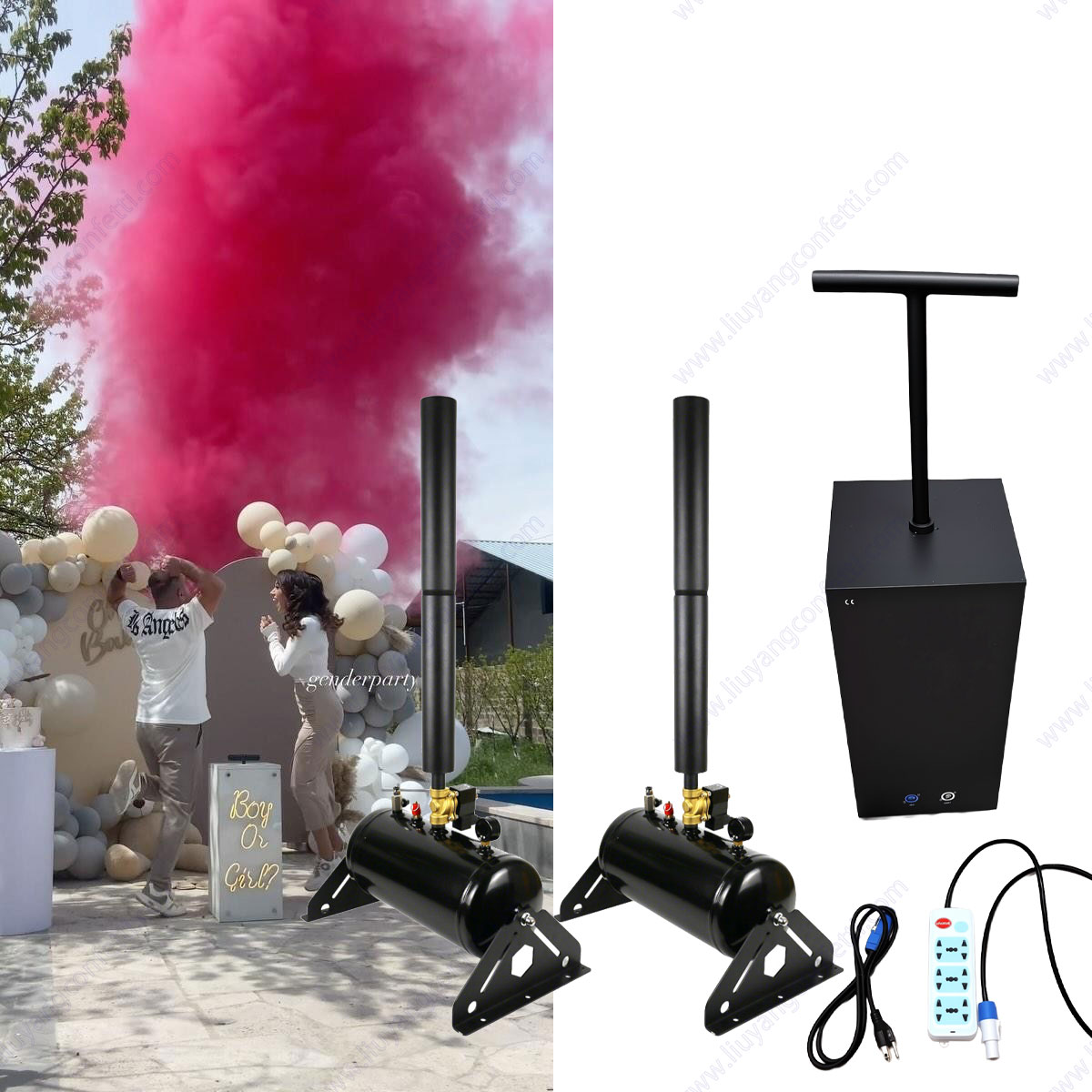 Confetti Streamer Mesin Baby S - Confetti Cannon Tube ulasan dan harga