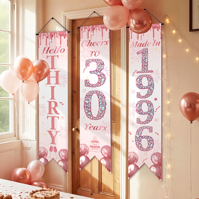 Set Spanduk Pintu Ulang Tahun  - Party Banner Gold ulasan dan harga