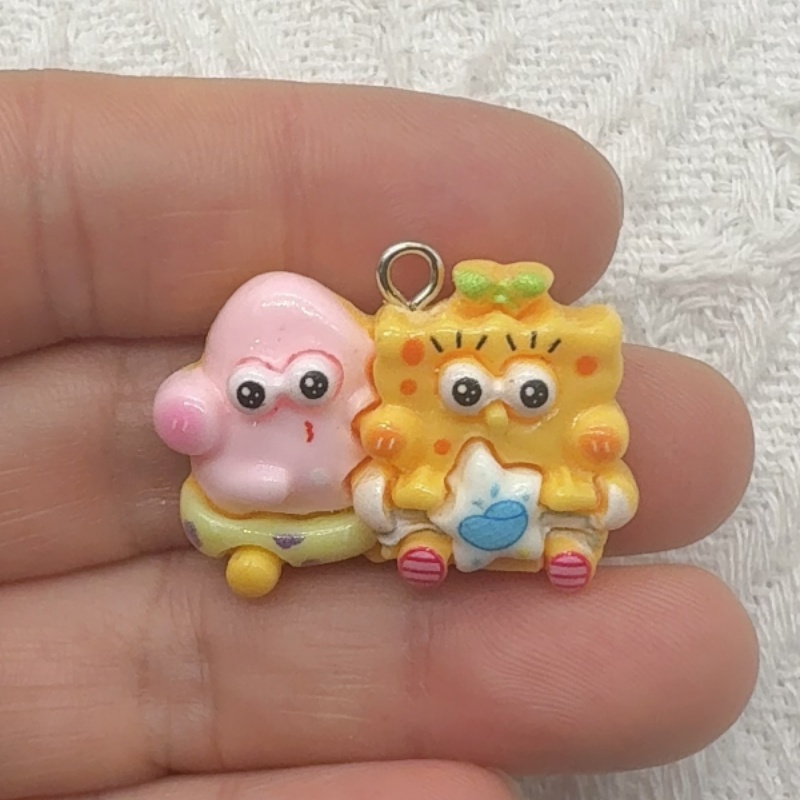 10 buah liontin resin kartun,  - Event Party ulasan dan harga