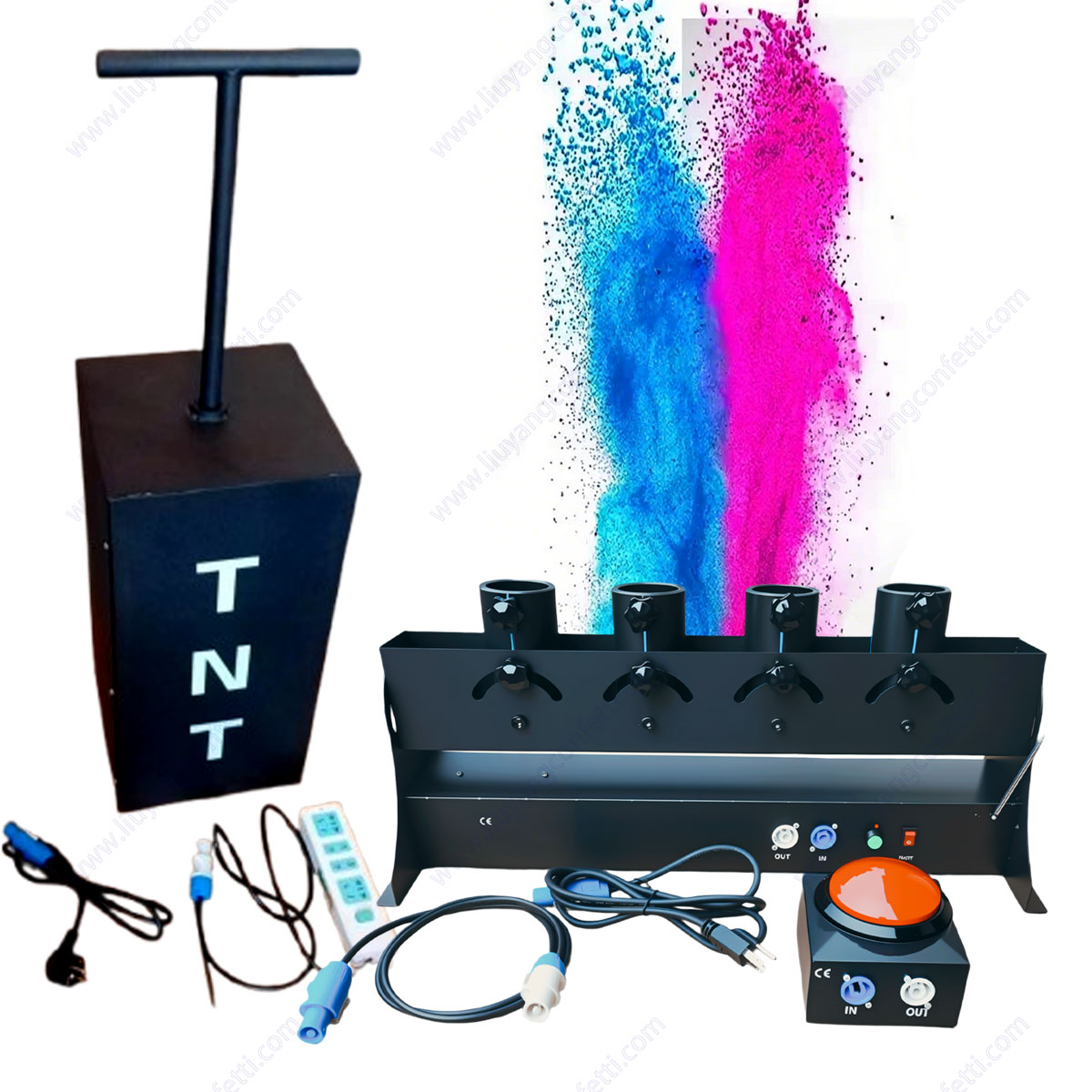 Semprotan Elektronik Bubuk Kon - Confetti Cannon Tube ulasan dan harga